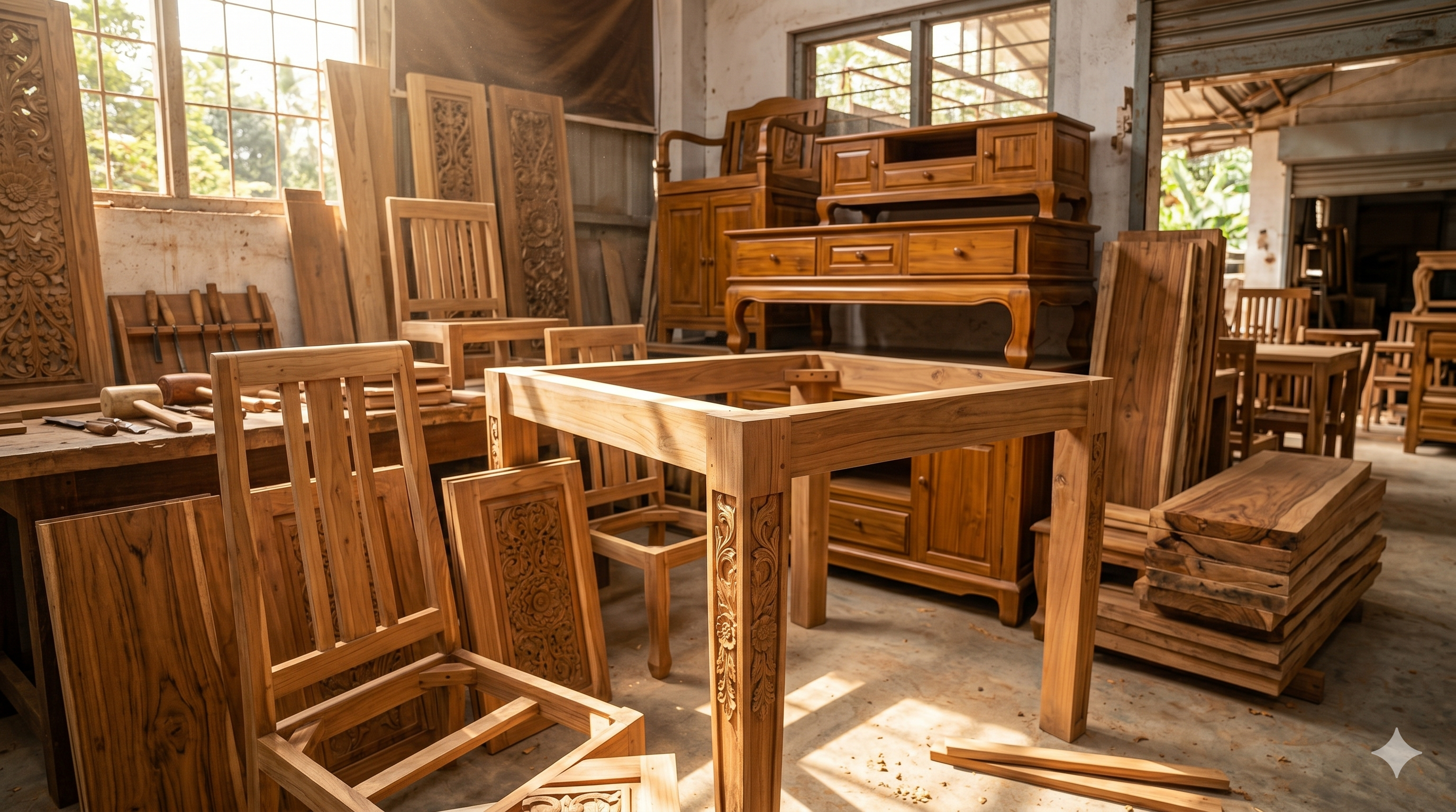 Eternal Elegance in Teak